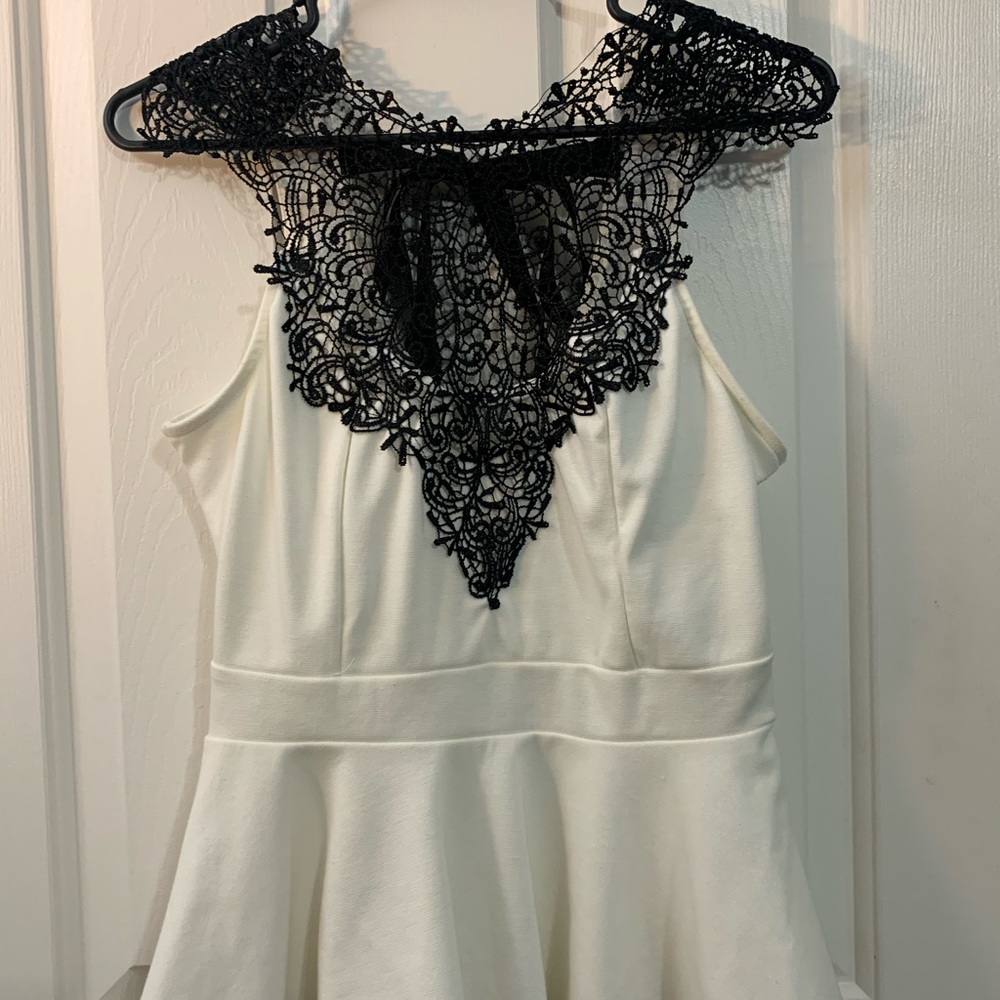 Black and white top